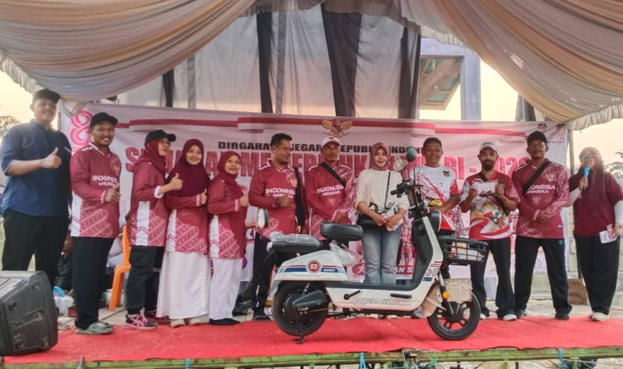 Semarak  Memeriahkan HUT RI  Ke-81 di Desa Bungo Antoi